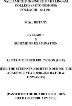 NALLAMUTHU GOUNDER MAHALINGAM COLLEGE (AUTONOMOUS) POLLACHI 642 001.