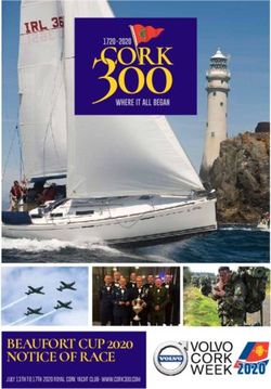 BEAUFORT CUP 2020 NOTICE OF RACE - JULY 13TH TO 17TH 2020 ROYAL CORK YACHT CLUB-WWW.CORK300.COM - Cork Week 2020