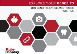 EXPLORE YOUR BENEFITS - 2020 BENEFITS ENROLLMENT GUIDE FULL TIME - Ruby Tuesday