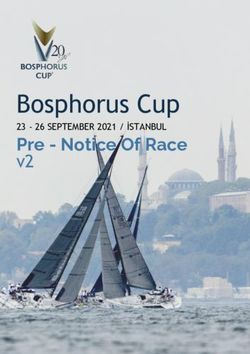 Bosphorus Cup Pre - Notice Of Race - v2 - Notice Of Race v2