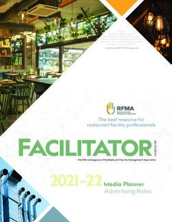 FACILITATOR 2021-22 Media Planner