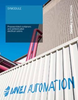 SYMODULE Preassembled containers and prefabricated electrical cabins - SIE-2021