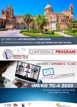 CONFERENCE PROGRAM IMEKO TC-4 2020
