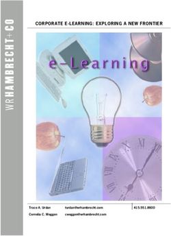 CORPORATE E-LEARNING: EXPLORING A NEW FRONTIER - Trace A. Urdan