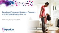 Barclays European Business Services & US Credit Bureau Forum - Wednesday 9th September 2020 - Experian plc