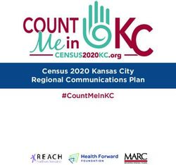 ME CENSUS 2020 KANSAS CITY REGIONAL COMMUNICATIONS PLAN - #COUNTMEINKC
