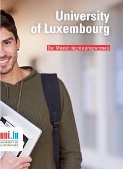 University of Luxembourg - Our Master degree programmes