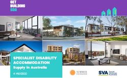 SPECIALIST DISABILITY ACCOMMODATION - Supply in Australia March 2019 - Get Building SDA
