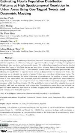 Estimating Hourly Population Distribution Patterns at High Spatiotemporal Resolution in Urban Areas Using Geo-Tagged Tweets and Dasymetric Mapping ...