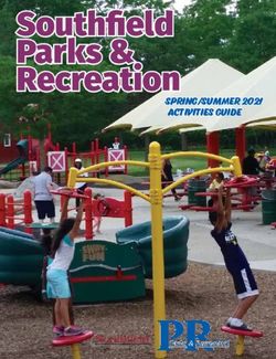 Southfield Parks & Recreation - Spring/Summer 2021 Activities Guide ...