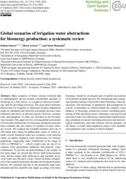Global scenarios of irrigation water abstractions for bioenergy production: a systematic review