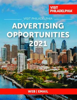 ADVERTISING OPPORTUNITIES 2021 - WEB | EMAIL - VISIT PHILADELPHIA