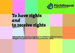To have rights and to receive rights - Flüchtlingsrat ...
