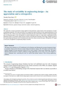 The study of variability in engineering design-An appreciation and a retrospective