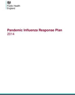 Pandemic Influenza Response Plan 2014