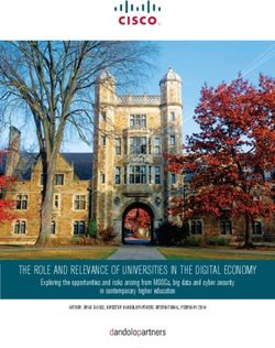 THE ROLE AND RELEVANCE OF UNIVERSITIES IN THE DIGITAL ECONOMY