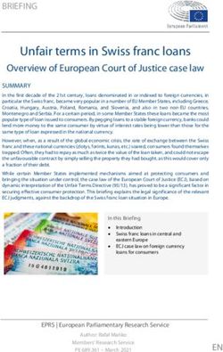 Unfair terms in Swiss franc loans - European Parliament