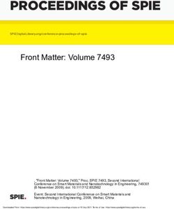 PROCEEDINGS OF SPIE Front Matter: Volume 7493 - SPIE Digital Library