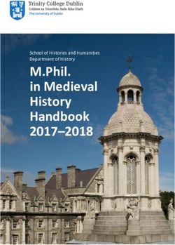 M.Phil. in Medieval History Handbook 2017-2018 - School of Histories and Humanities Department of History - School of Histories ...