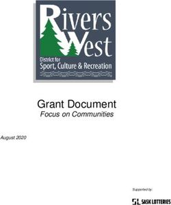 Grant Document Focus on Communities - August 2020 - Rivers West District