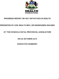 PROGRESS REPORT ON KEY INITIATIVES IN HEALTH PRESENTED BY KZN HEALTH MEC, DR SIBONGISENI DHLOMO AT THE KWAZULU NATAL PROVINCIAL LEGISLATURE ON 28 ...