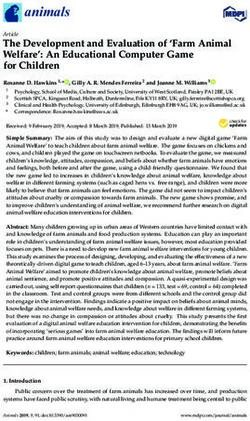 The Development and Evaluation of 'Farm Animal Welfare': An Educational Computer Game for Children - MDPI