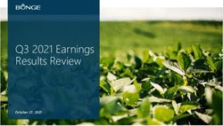 Q3 2021 Earnings Results Review - October 27, 2021 - Bunge