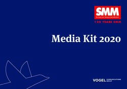 Media Kit 2020 120 YEARS SMM - Vogel Communications Group