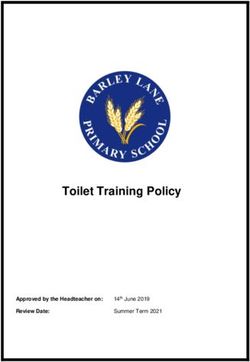 Toilet Training Policy - Schools Sickness Absence Policy and Procedures - Version 0.01 - April 2011 - Barley Lane Primary School