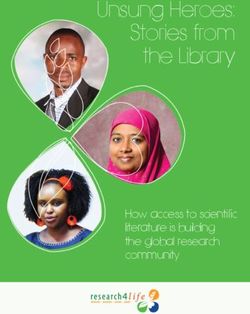 Unsung Heroes: Stories from the Library - How access to scientific literature is building the global research community