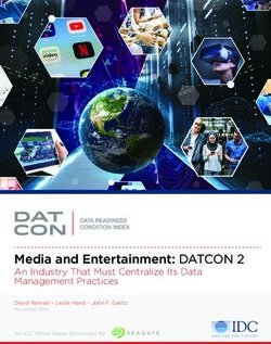 Media and Entertainment: DATCON 2 - An Industry That Must Centralize Its Data Management Practices - Seagate