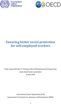 Ensuring better social protection for self-employed workers - ILO