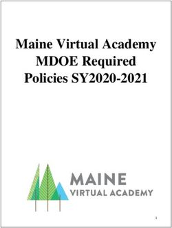 Maine Virtual Academy MDOE Required Policies SY2020-2021