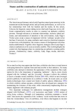 Stance and the construction of authentic celebrity persona - CDN