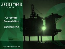 Corporate Presentation - September 2018 - Click to add Slide Title - Jadestone Energy