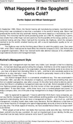 What Happens if the Spaghetti Gets Cold?