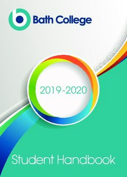 Student Handbook 2019 -2020 - Bath College