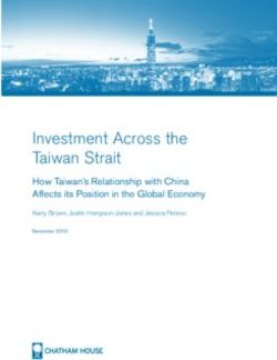 Investment Across the Taiwan Strait - How Taiwan's Relationship with China Affects its Position in the Global Economy - Kerry Brown