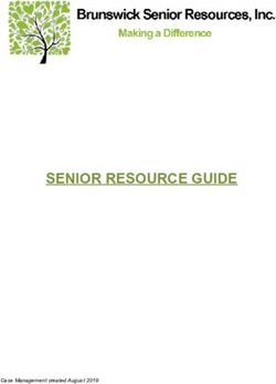 SENIOR RESOURCE GUIDE - Case Management created August 2019 - Brunswick Senior Resources