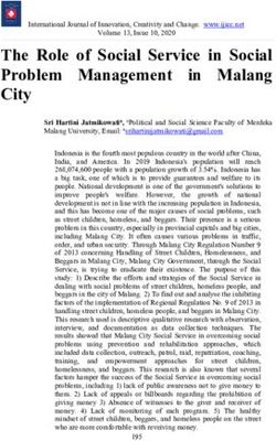 The Role of Social Service in Social Problem Management in Malang City - IJICC