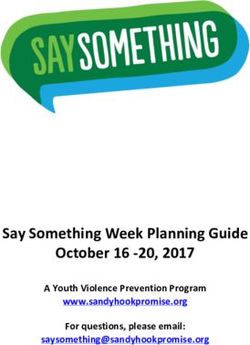 Say Something Week Planning Guide October 16 -20, 2017 - A Youth Violence Prevention Program www.sandyhookpromise.org For questions, please email: ...