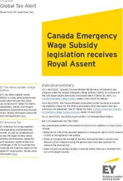 Canada Emergency Wage Subsidy legislation receives Royal Assent - EY