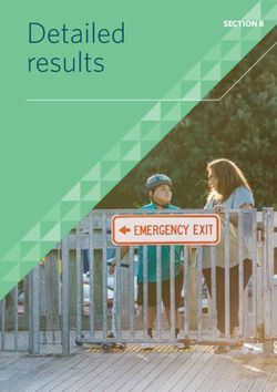 Detailed results SECTION B - NZTA