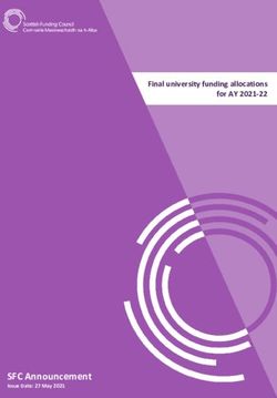 SFC Announcement Issue Date: 27 May 2021 - Final university funding allocations for AY 2021-22