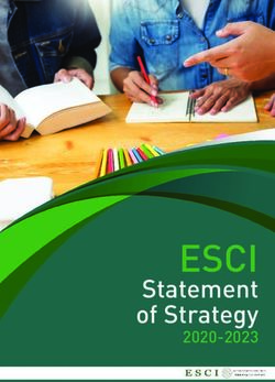 ESCI Statement of Strategy 2020-2023 - Donegal Education Centre