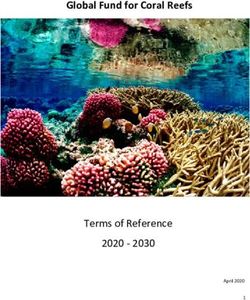 Global Fund for Coral Reefs - Terms of Reference 2020 - 2030 April 2020
