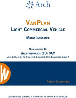 VANPLAN LIGHT COMMERCIAL VEHICLE - MOTOR INSURANCE ARCH INSURANCE ( EU) DAC - QUOTE DEVIL