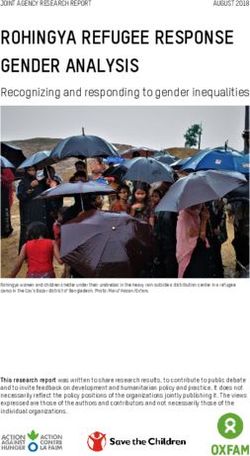 ROHINGYA REFUGEE RESPONSE GENDER ANALYSIS - ReliefWeb