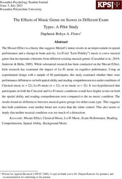 The Effects of Music Genre on Scores in Different Exam Types: A Pilot Study