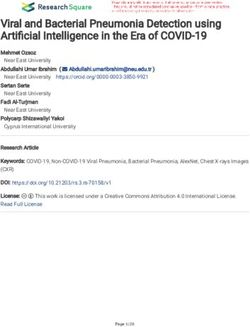 Viral and Bacterial Pneumonia Detection using Articial Intelligence in the Era of COVID-19